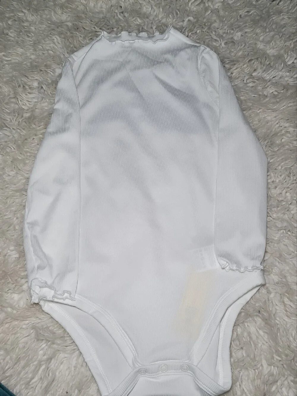 SHEIN Ribbed Long-Sleeve Baby Bodysuit Set in Pink, White & Black